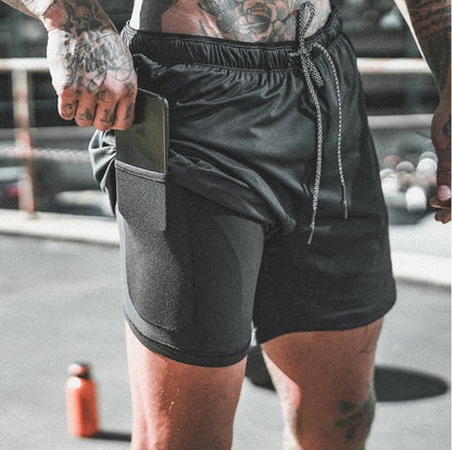 FlexCore™ 2-in-1 Training Shorts – Built-In Liner with Phone Pocket WEBMART LLC