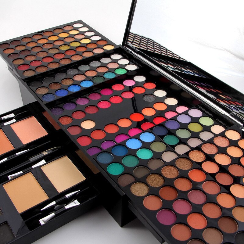 180 Colors Eyes Shadow Blush Set Personalized Piano-shaped Makeup Palette Box LALUBEL LLC
