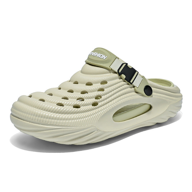 Men's Simple And Stylish Casual Platform Slippers - LALUBEL LLC