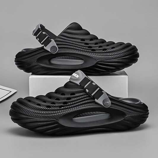 Men's Simple And Stylish Casual Platform Slippers - LALUBEL LLC