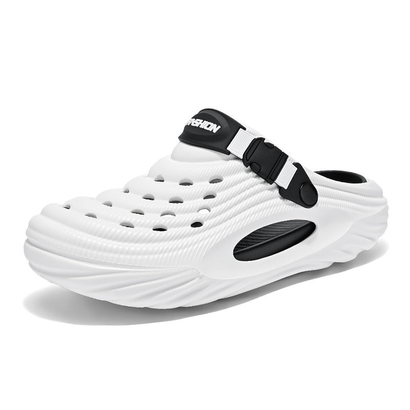 Men's Simple And Stylish Casual Platform Slippers - LALUBEL LLC