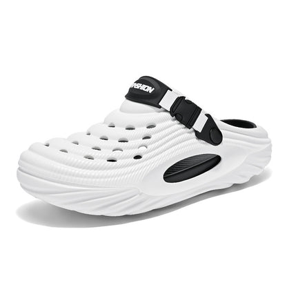 Men's Simple And Stylish Casual Platform Slippers - LALUBEL LLC