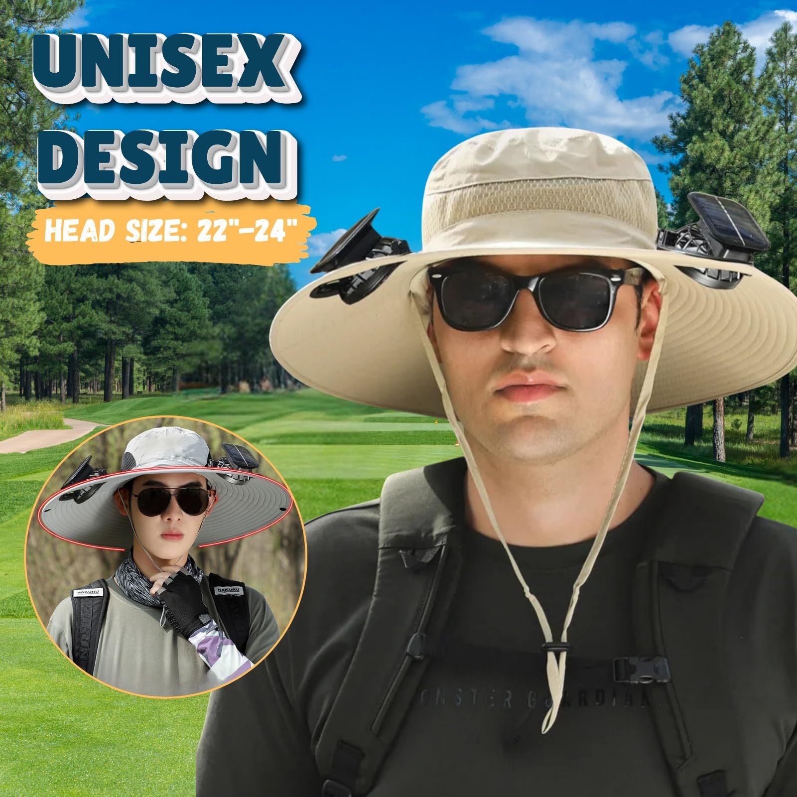 Lalubel™ Solar Hat Fan — The Hat That Works HARDER in the Sun 2025 - LALUBEL LLC