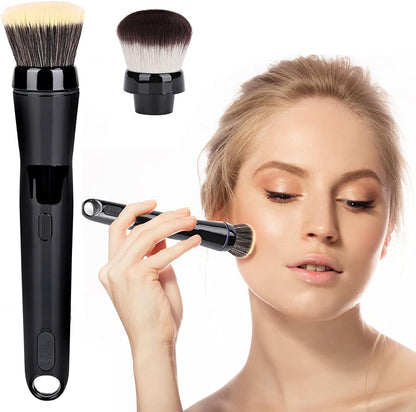 Lalubel™ Electric Makeup Brush Set with 3 Replaceable Heads – Professional Foundation