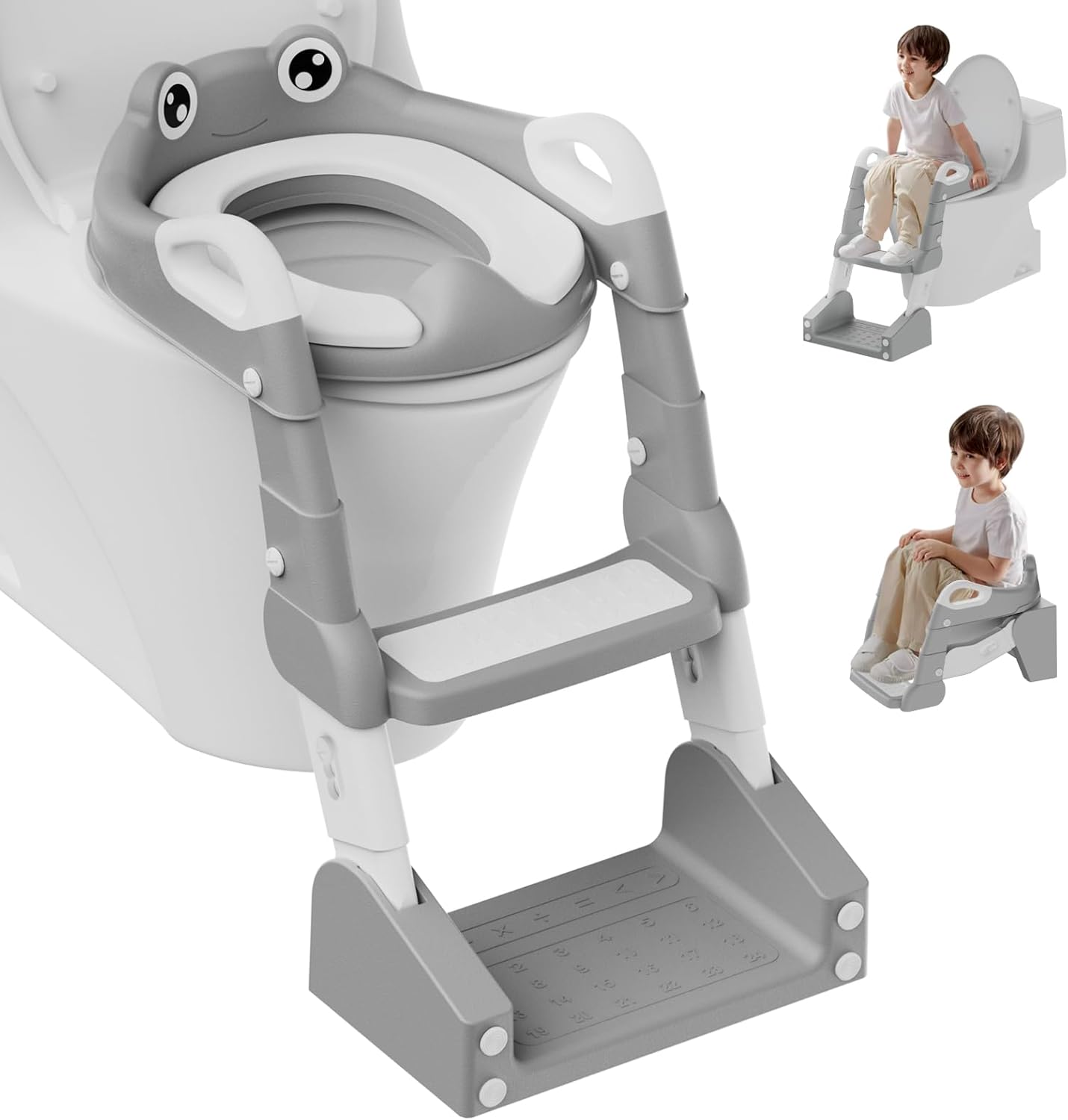 2-in-1 Potty Training Seat & Step Stool for Toddlers | Toilet Ladder – Lalubel™ LALUBEL LLC