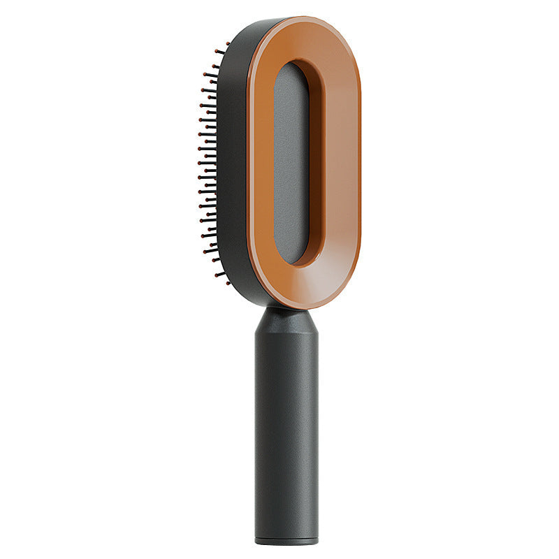 Self Cleaning Hair Brush For Women One-key Cleaning Hair Loss Airbag Massage Scalp Comb Anti-Static Hairbrush LALUBEL LLC