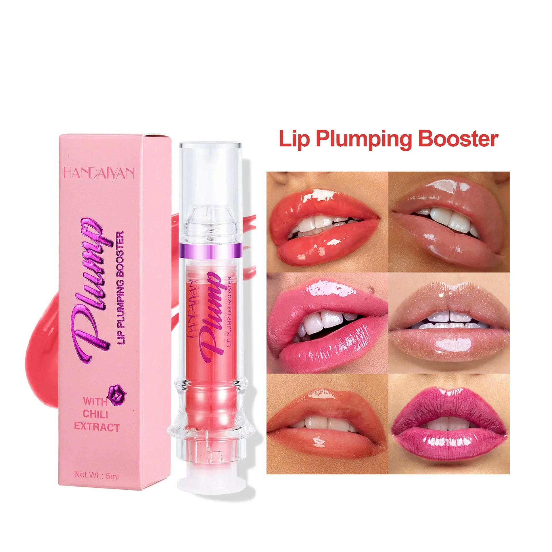 New Tube Lip Rich Lip Color Slightly Spicy Lip Honey Lip Glass Mirror Face Lip Mirror Liquid Lipstick lalubel