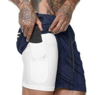 FlexCore™ 2-in-1 Training Shorts – Built-In Liner with Phone Pocket WEBMART LLC