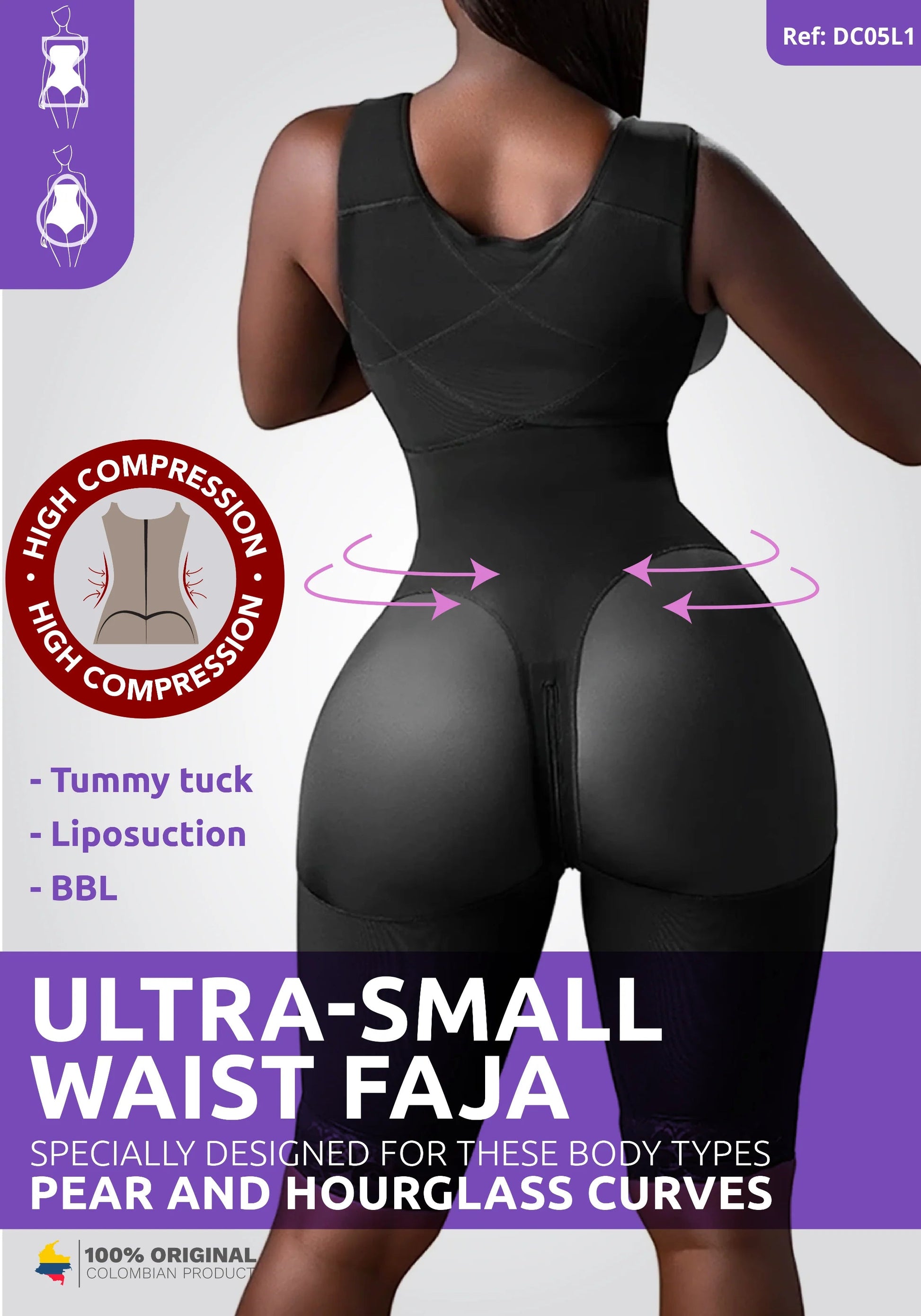 Lalubel PostForm™ Stage 1 | Strap-Free Faja Snatched body