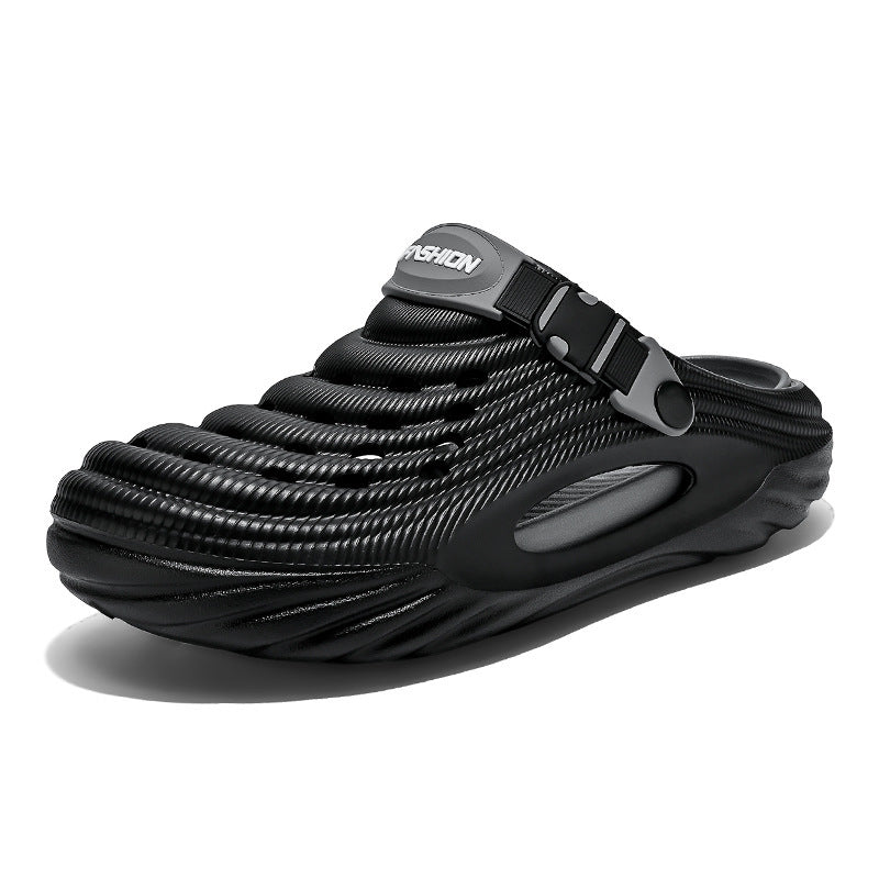 Men's Simple And Stylish Casual Platform Slippers - LALUBEL LLC