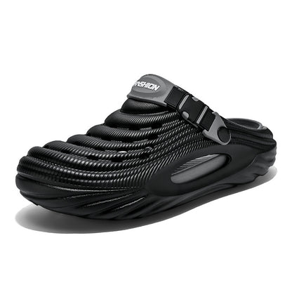 Men's Simple And Stylish Casual Platform Slippers - LALUBEL LLC