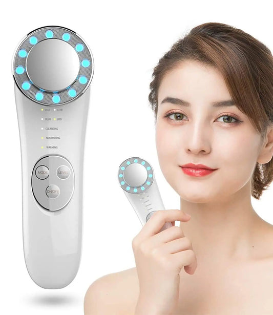 GlowLift Pro™ – 7-in-1 Facial Rejuvenation Massager with Microcurrent & LED Therapy Webmart