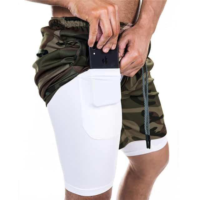 FlexCore™ 2-in-1 Training Shorts – Built-In Liner with Phone Pocket WEBMART LLC