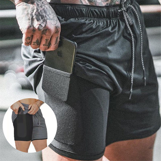 FlexCore™ 2-in-1 Training Shorts – Built-In Liner with Phone Pocket WEBMART LLC