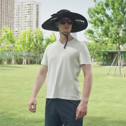 Solar Hat Fan